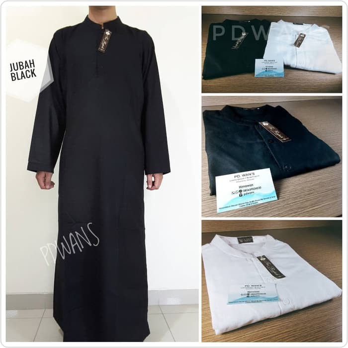 Bajukoko Pria Fshion Baju Muslim Kokoh Bajukokopriamodern T59K9  Gamis / Jubah Pria Polos Putih D