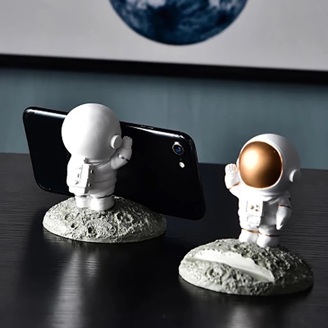 【33LV.ID】Holder Hp Karakter Astronot Stand Meja Handphone Ipad Lucu Phone Holder