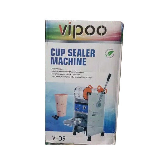 Mesin Cup Sealer/Pres Gelas Plastik Vipoo Sealing Machine 22oz