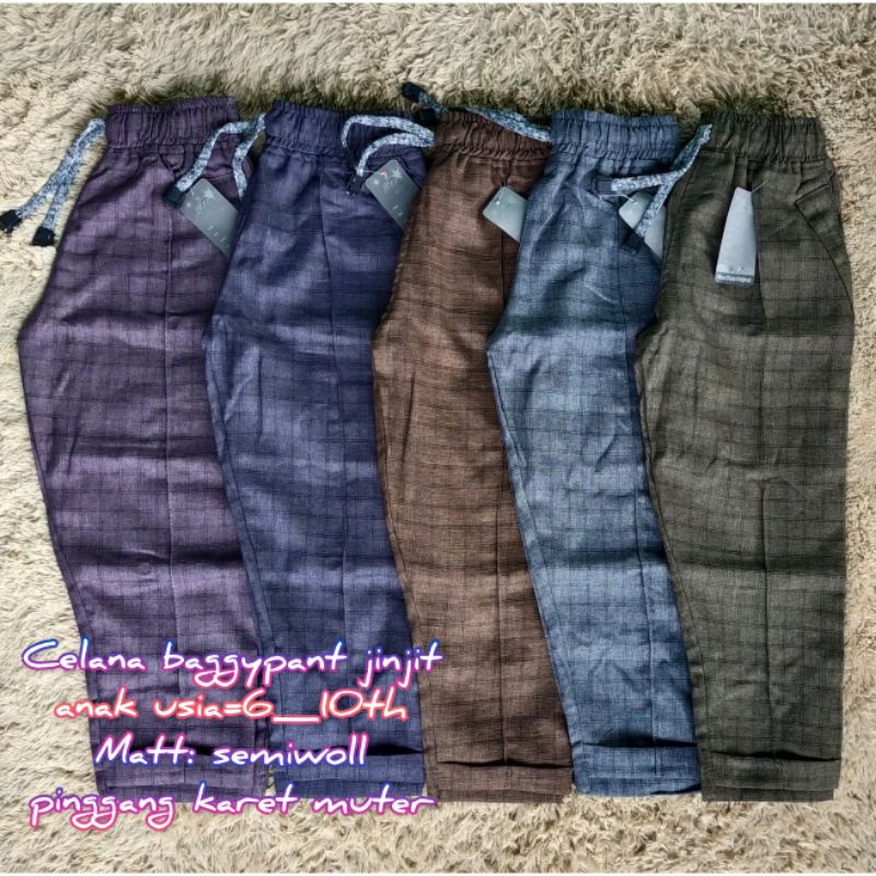 Celana Baggypant Ginjit Anak