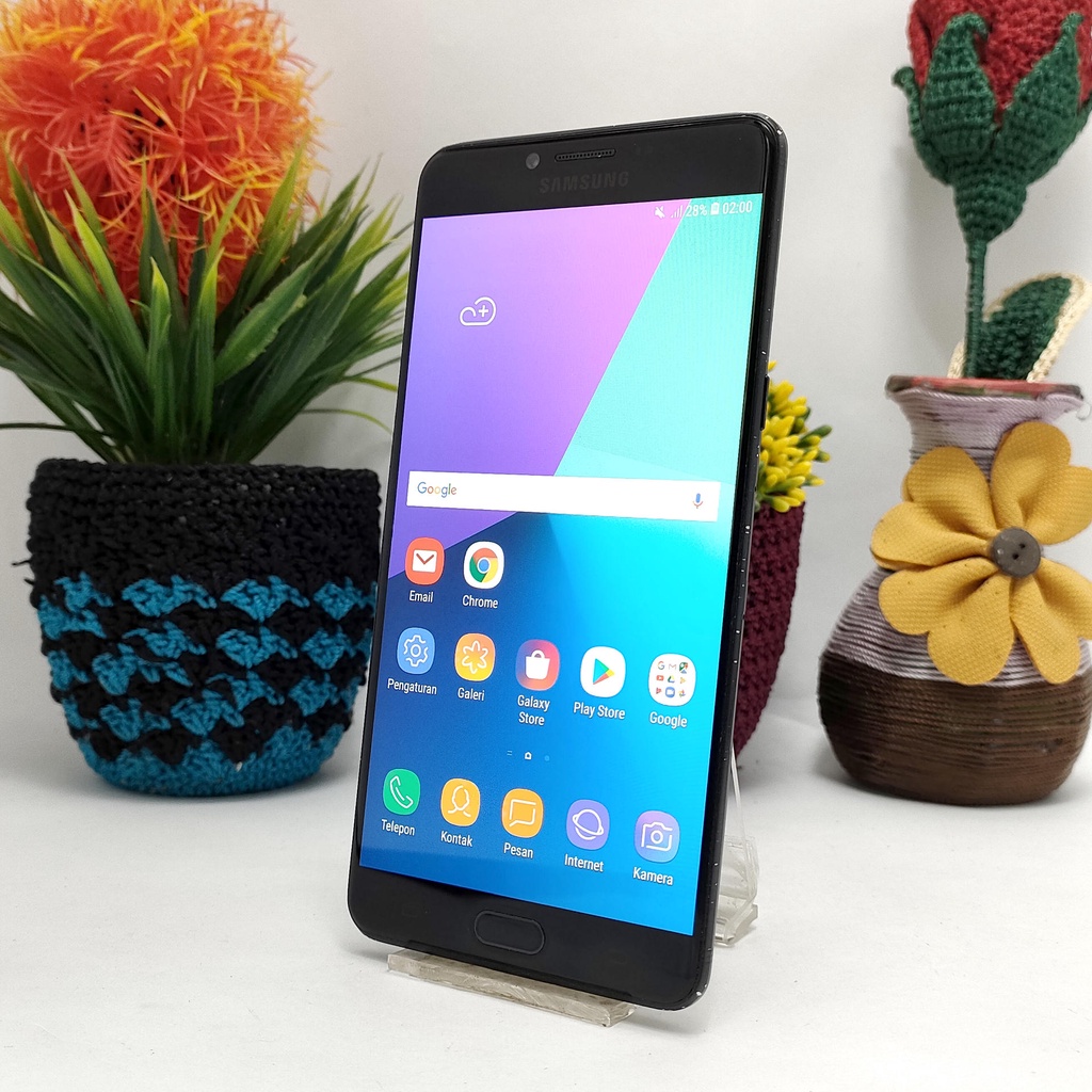 SAMSUNG C9 PRO 6/64GB Black Bekas Second Eks Grs Resmi Baca IKLAN