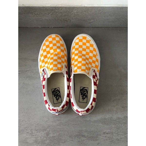 slip on vans multicolor
