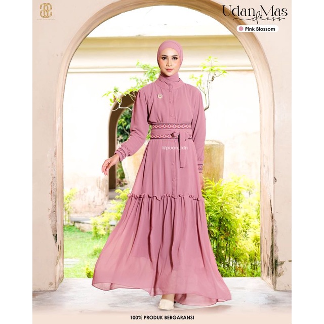 DRESS SET OBI PASHMINA UDAN MAS BY PUAN