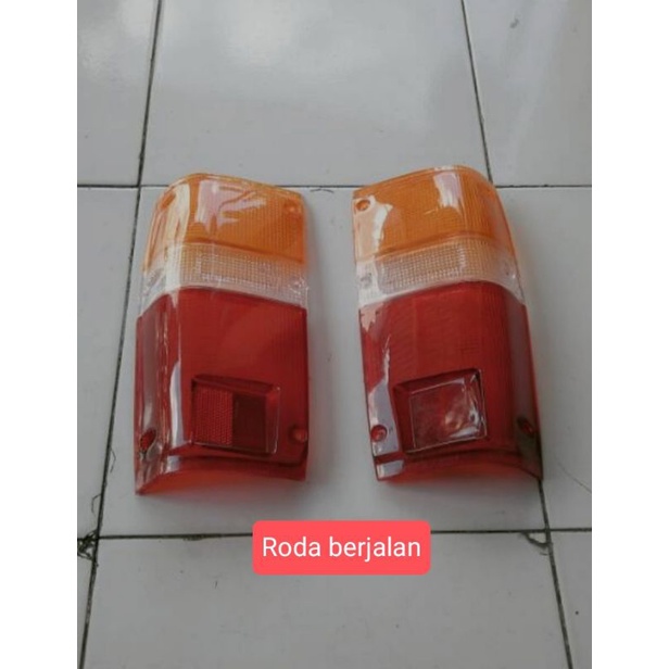 kaca mika lampu stop belakang kijang super, kijang rover sepasang