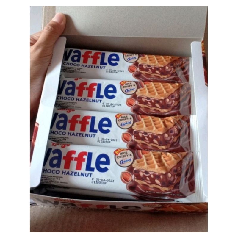 Waffle Hazelnut 25gr per box