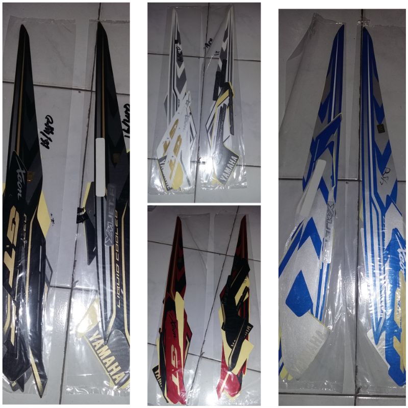 striping sticker yamaha new xeon gt 125 2015 2016 sticker Xeon 125 GT