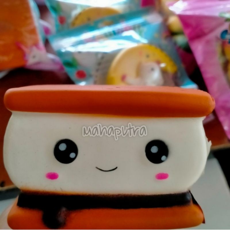 Squishy Besar lucu kotak murah Squishy smile bahan bagus . awet