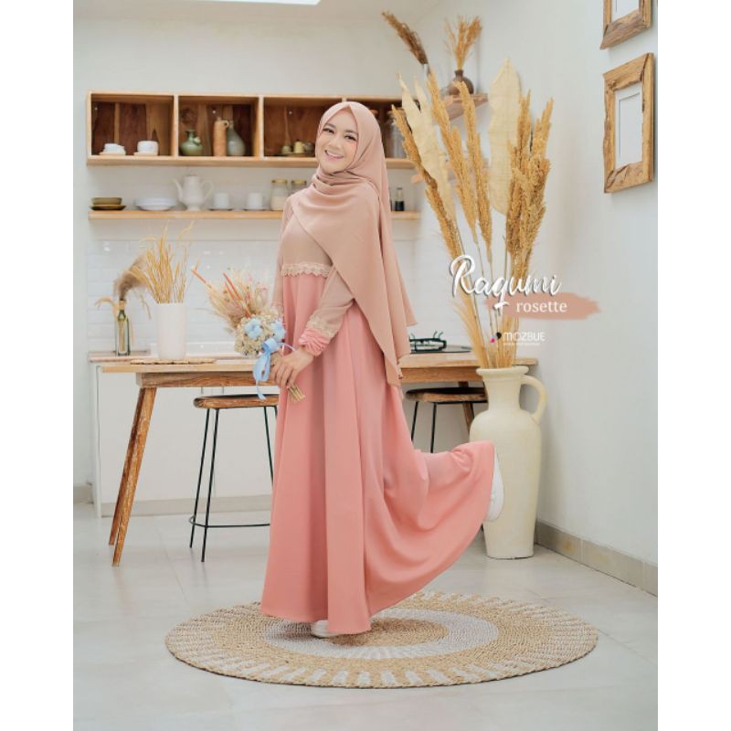 MOZBUE GAMIS SYARI MODERN MEWAH STYLISH KEKINIAN | RAQUMI BY MOZBUE || ORIGINAL GAMIS SYARI KEKINIAN