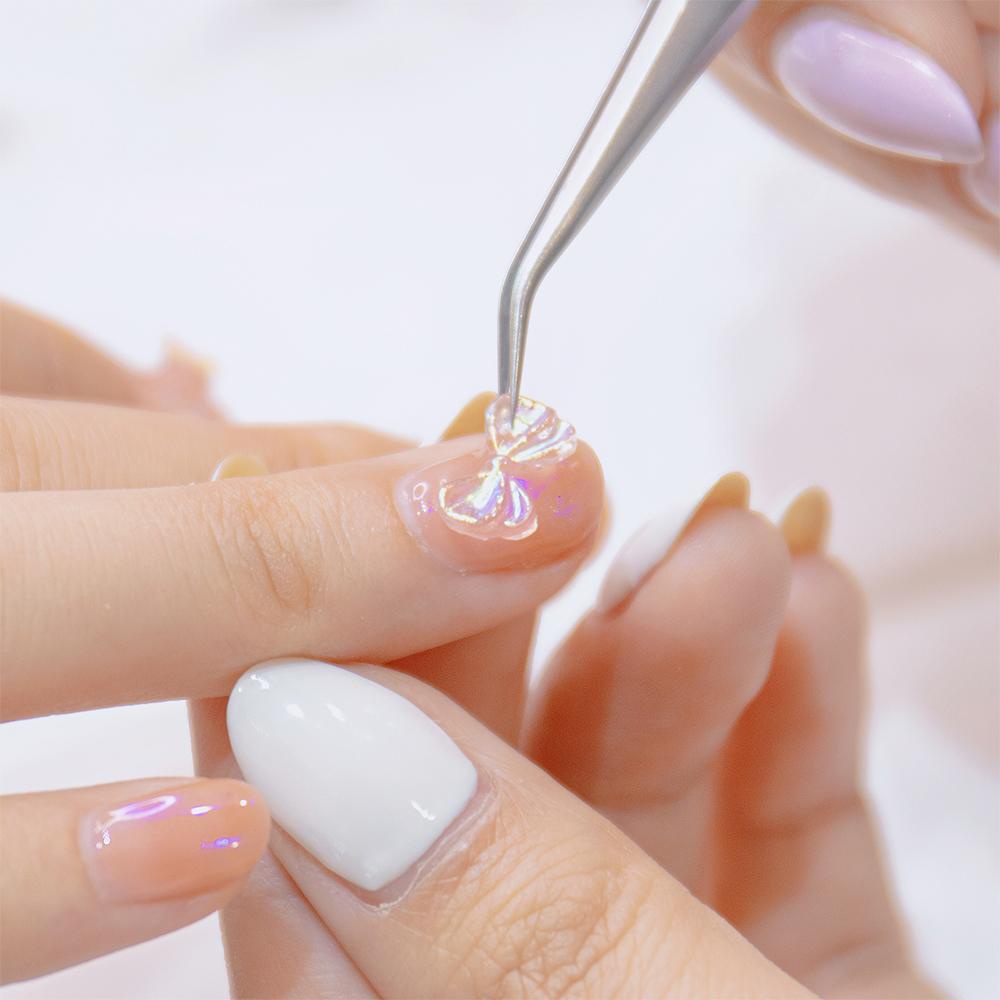 Timekey 102pcs Ornamen Pita Kristal Aurora Flatback 3D 13 Model Untuk Dekorasi Nail Art A3K2