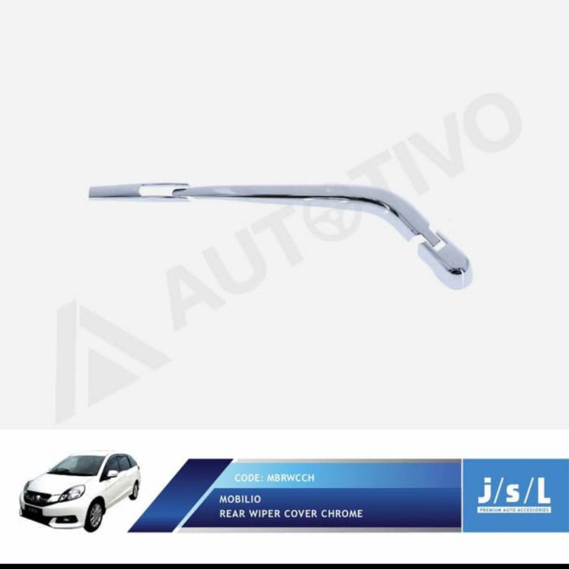 Cover wiper belakang mobil Mobilio chrome jsl