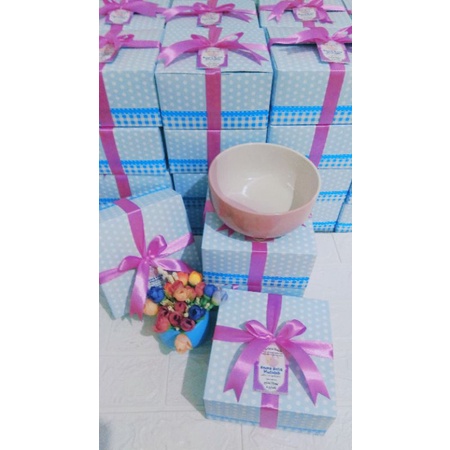 mangkok twotone kemas box motif