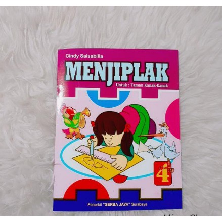 Buku Anak PAUD TK Menjiplak Jilid 1-4 - Buku Menjiplak - Buku Mencontoh - Buku Mewarnai