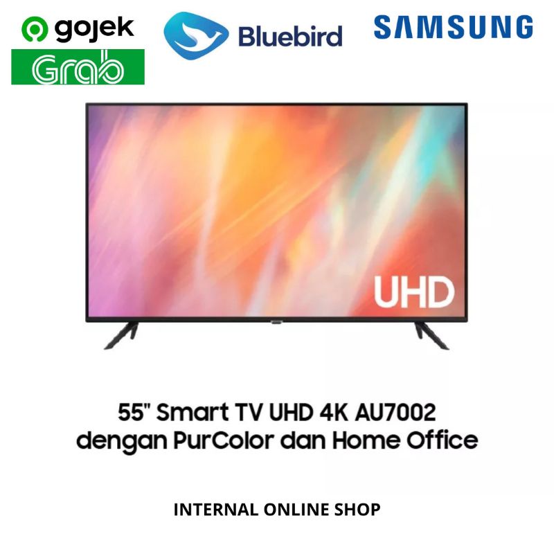 Samsung AU7002 Smart TV 55 Inch UHD 4K Garansi Resmi