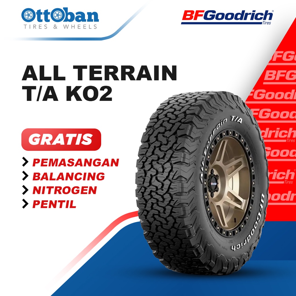 BF Goodrich ALL Terain TA KO2 LRE RWL 123-120R LT 275 65 R18 Ban Mobil