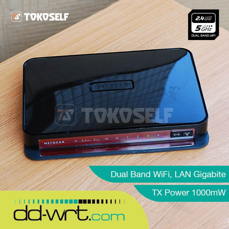 DD-WRT Netgear WNDR4000 N750 Dual Band Gigabit Wireless Router