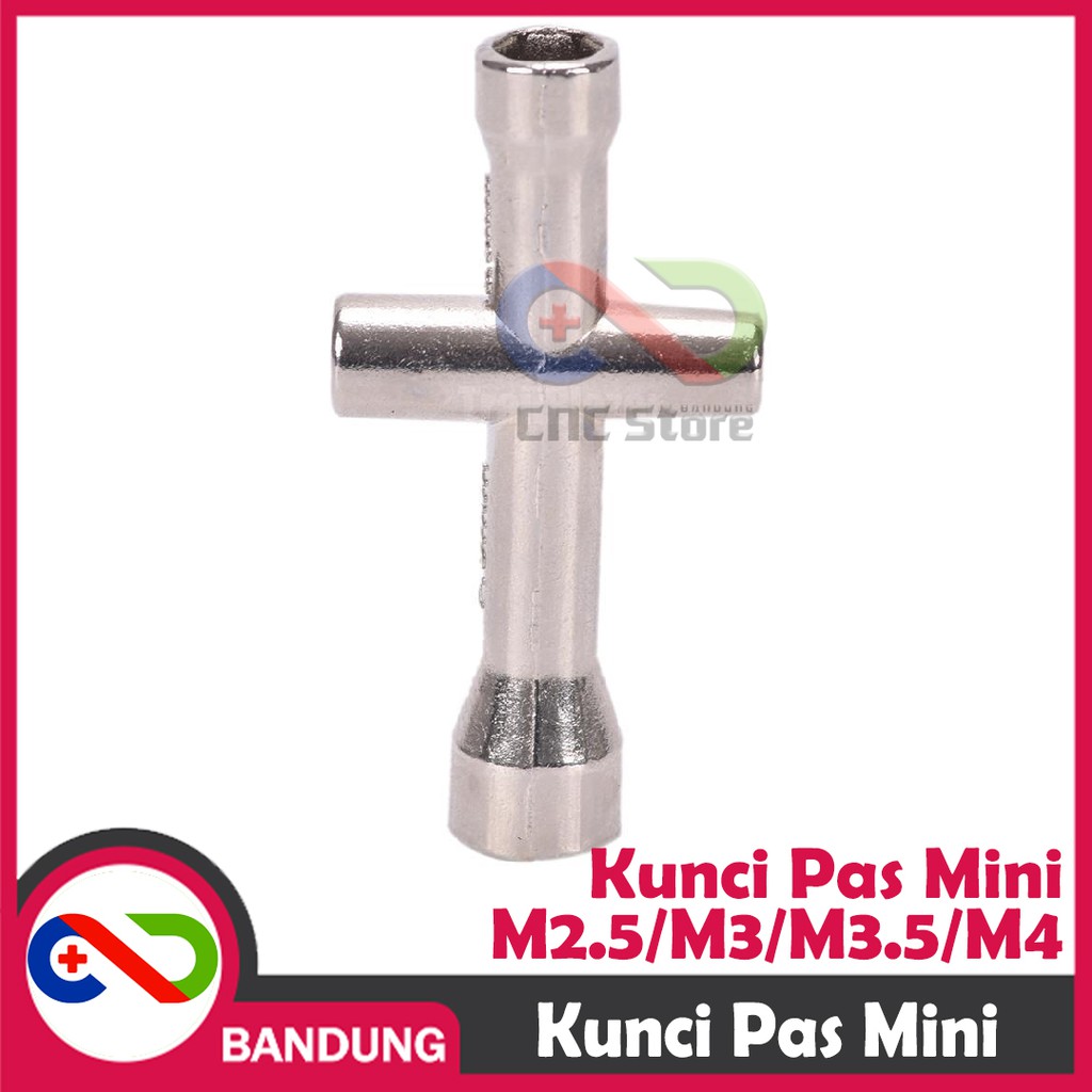 KUNCI PAS BAUD HEXAGONAL NUT MUR 2MM 2.5MM 3MM 4MM M2 M2.5 M3 M4 JP2 JP2.5 JP3 JP4