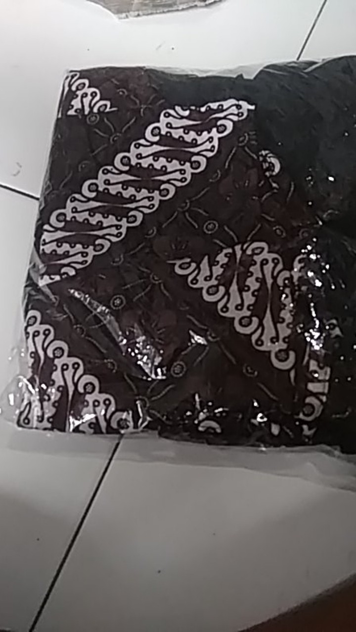 Tey-17 Batik Wanita Asj Sa Hrb026 Kenongo Kemeja Tosca Pendek