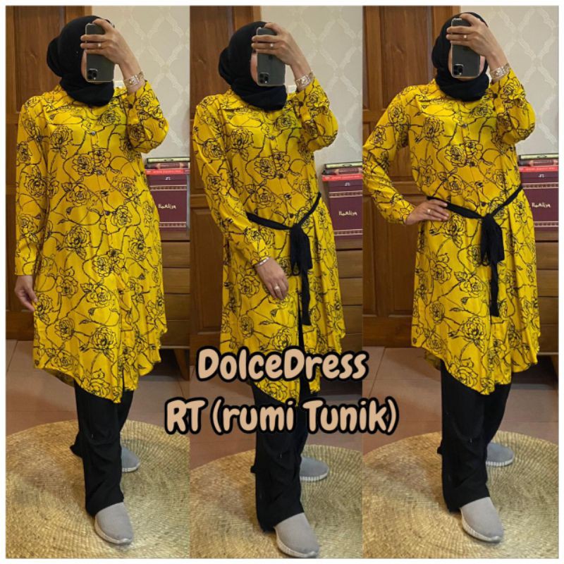 One Set Tunik DOLCE RUMI Daily One Set Rayon Super