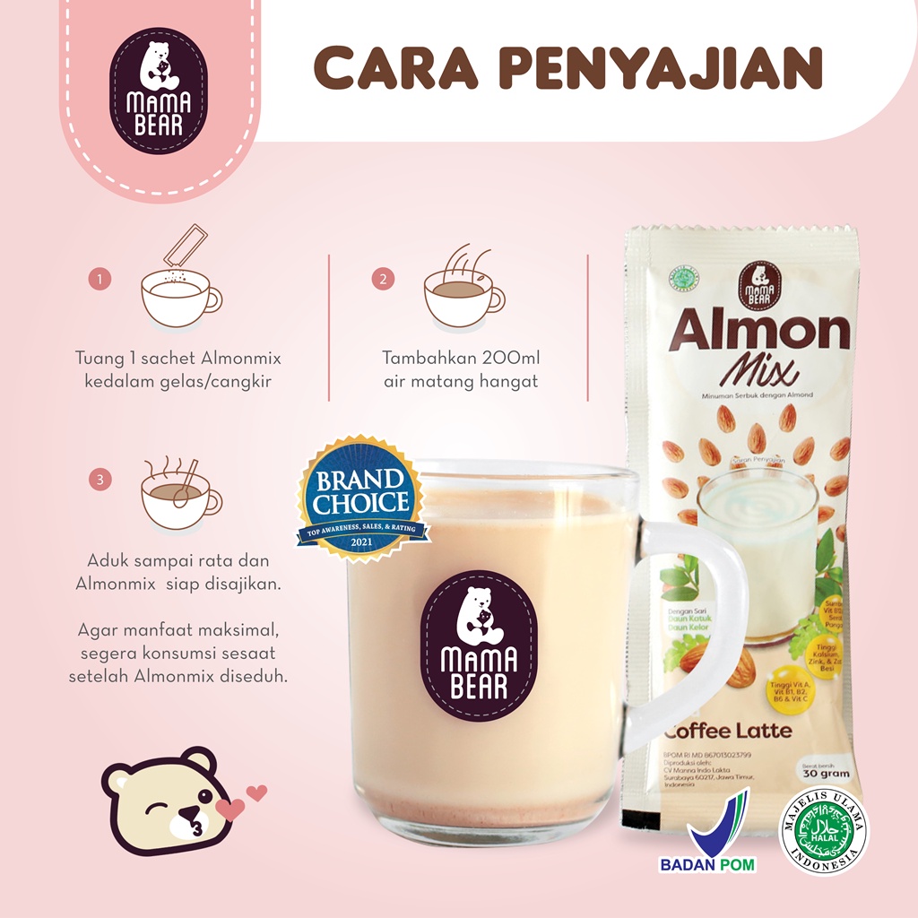 MamaBear Almon Mix Pelancar ASI Minuman Serbuk Pelancar ASI