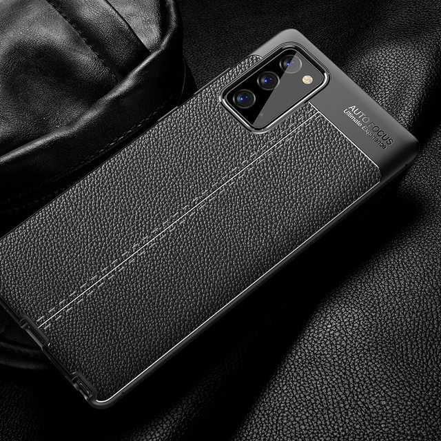 Case Samsung Galaxy Note 20 Leather Case Auto Focus Soft Case Note 20