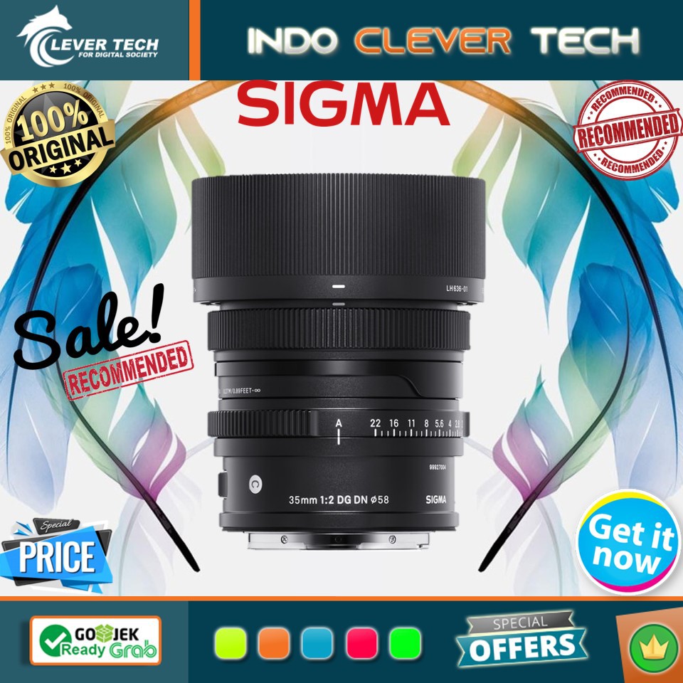 Sigma 35mm f/2 DG DN Contemporary Lens for Sony E