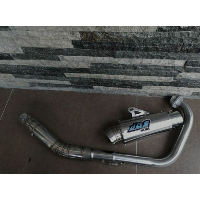 Knalpot Racing DOS GSX . Knalpot GSX R15 CBR 150 CB150R . Knalpot Sport Racing