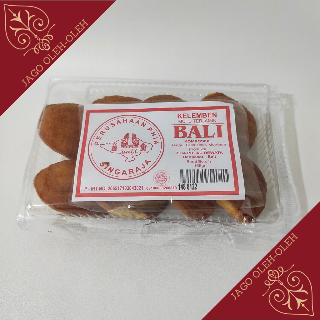 Kue Madeleine - Roti Kelemben Singaraja Bali - Phia Pulau Dewata - Roti Tradisional Bali