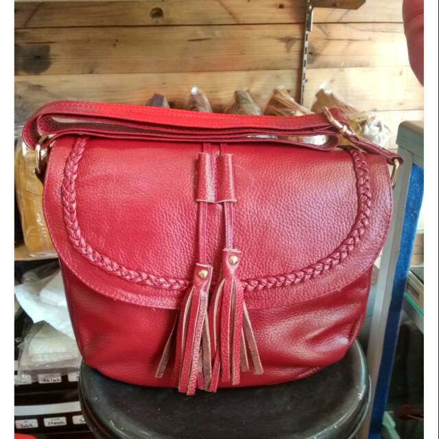 Tas kulit asli garut murah - papirut murah - papillon asli