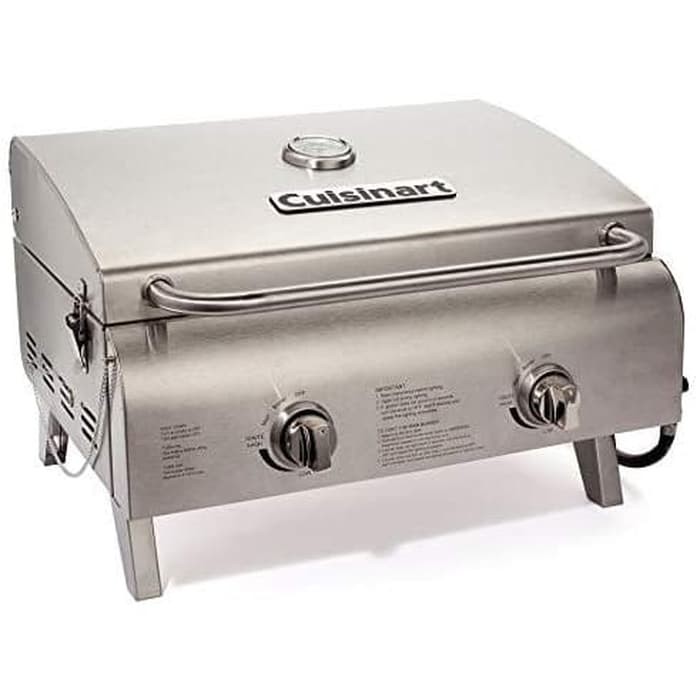 Cuisinart Professional Tabletop Gas Grill, Two-Burner, Stainless Steel
