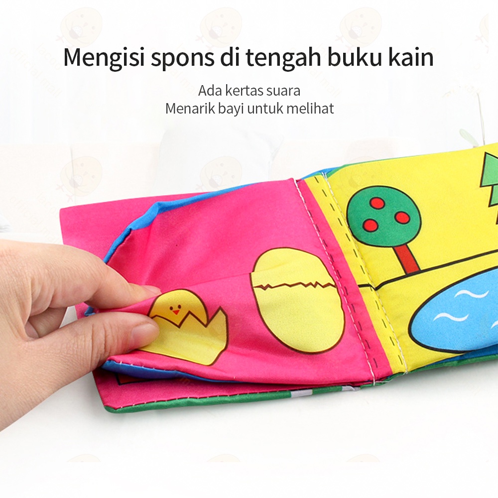 Poney Buku bantal bayi anak mainan edukasi/Buku cerita bayi/Soft Book