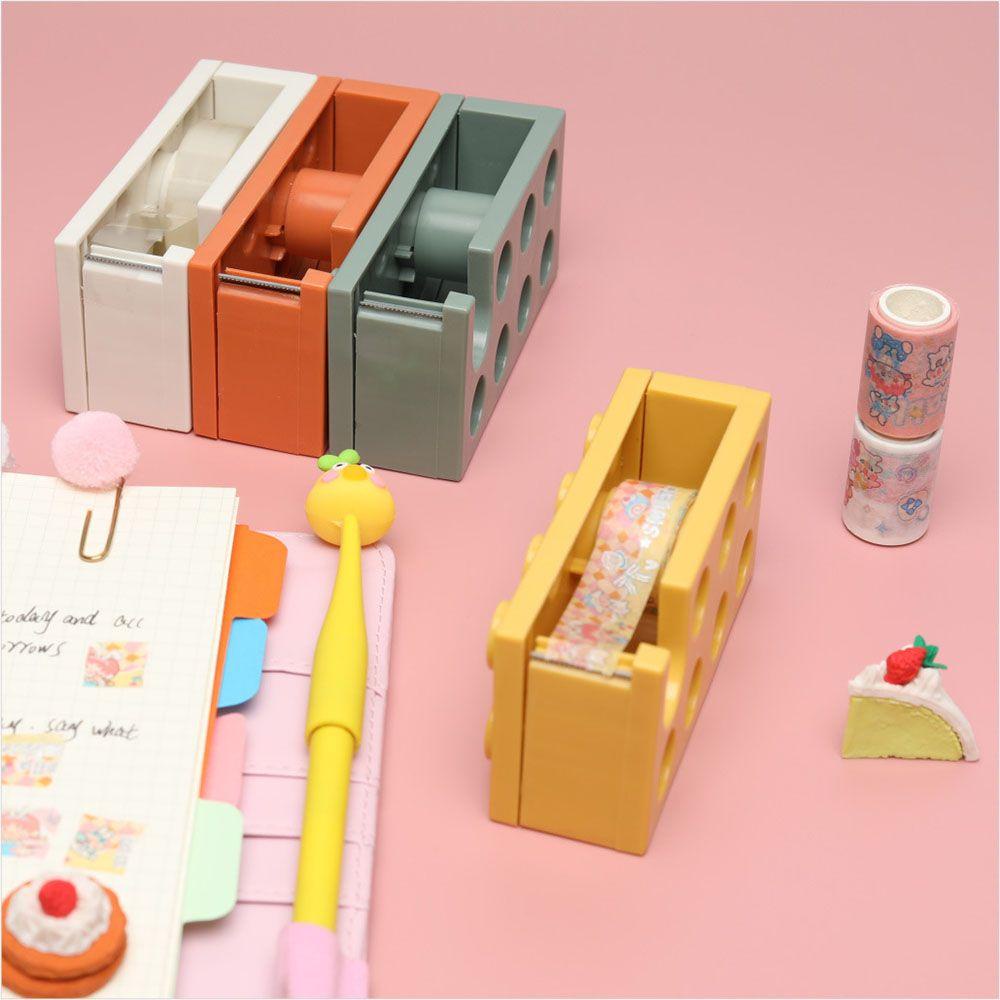 PINEAPPLE Tempat Nanas Tape Box Dispenser Kreatif Alat Tulis Kantor Perlengkapan Sekolah Sealing