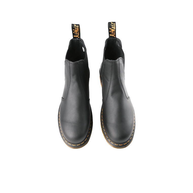 SEPATU BOOT PRIA DR MARTENS ORIGINAL DOCMART CHELSEA 2976 BLACK NAPPA