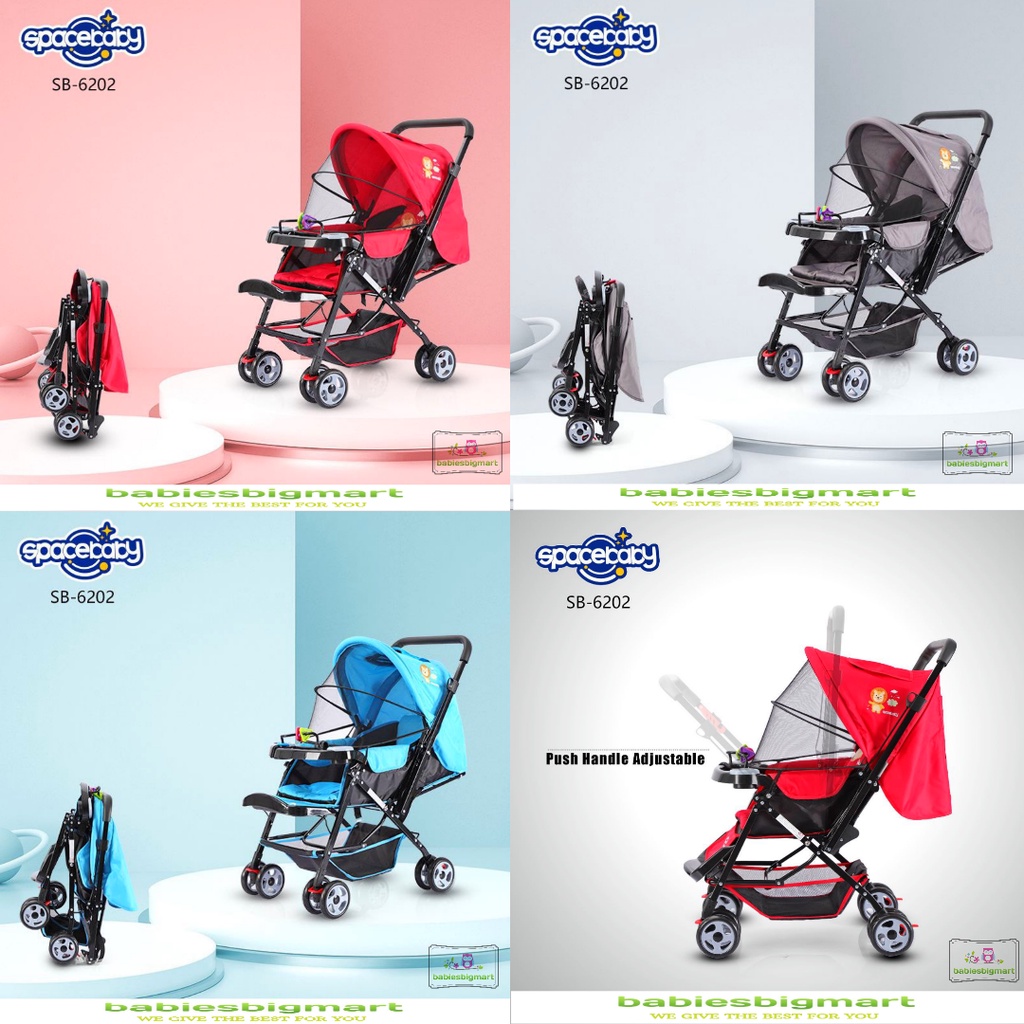 STROLLER SPACEBABY SB 6066-1 / SB 6202 / SB 6212 / SB 6215 / SB 329-1 / SB 325-1 / SB 6055 KERETA DORONG SPACE BABY DORONGAN 2 ARAH