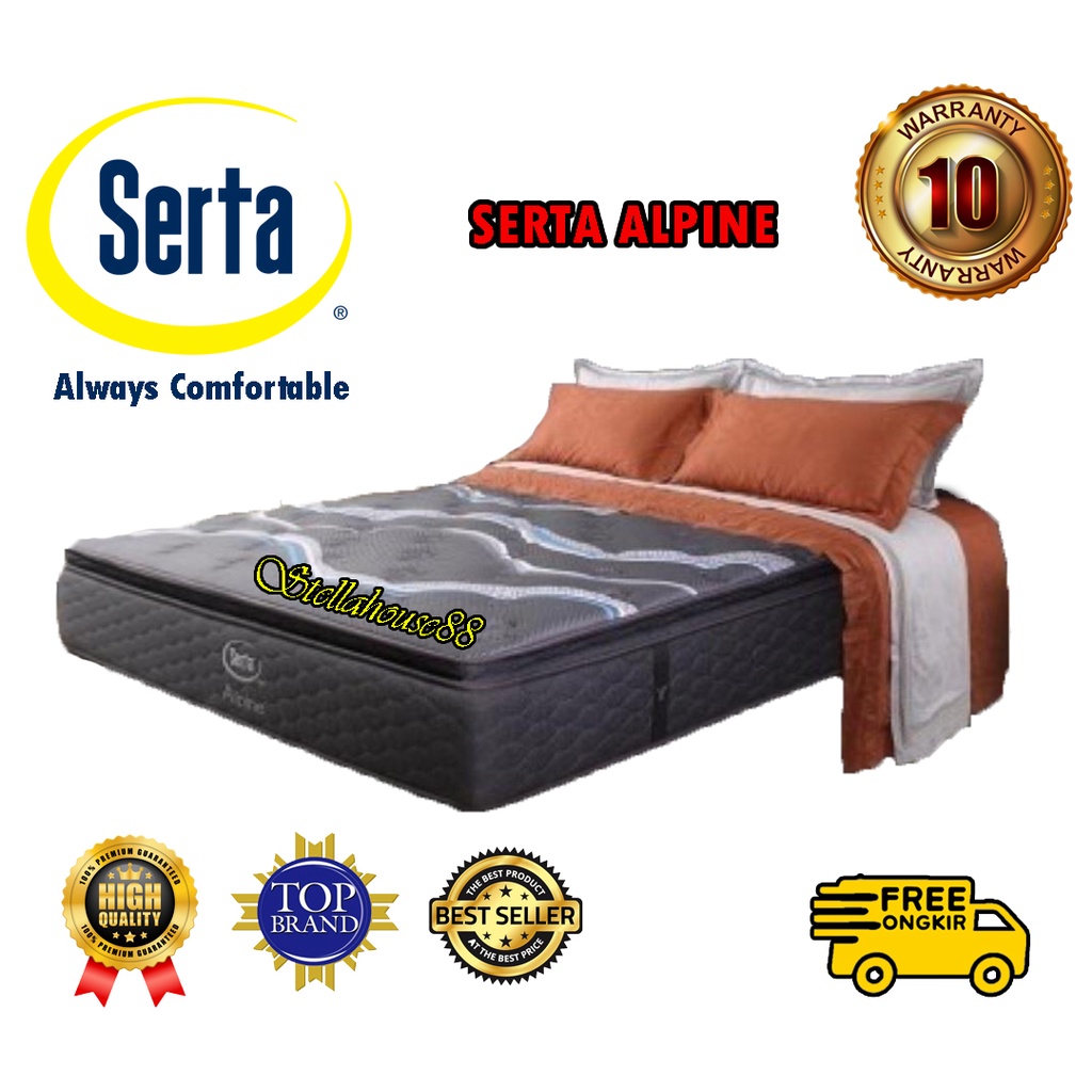 Mattress Only / harga kasur / spring bed / kasur spring bed / matras spring bed / kasur lantai /  Serta Alpine Uk. 160 x 200