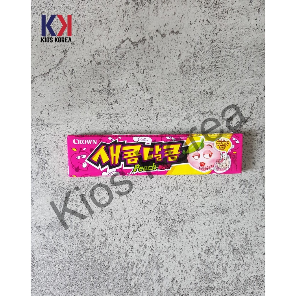 

CROWN Saekomdalkom Jelly Candy Peach 29gr [READY STOCK]