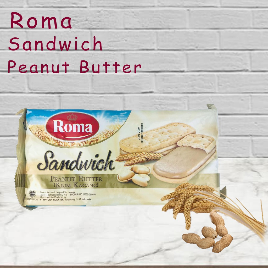 ROMA SANDWICH PEANUT BUTTER * ROMA * 189g