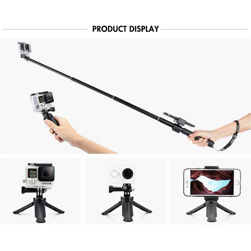 Full Set Aksesoris Perlengkapan Kamera GoPro Xiaomi Yi Monopod Headband Tripod Holder Mobil