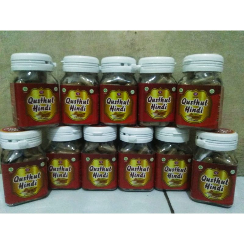 kemasan terbaru Qusthul hindi 45 kapsul Premium