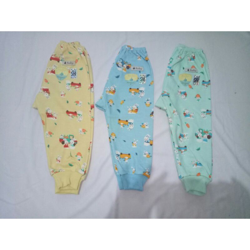 Ruby Baby Setelan Bayi SNI Motif Bunny Warna