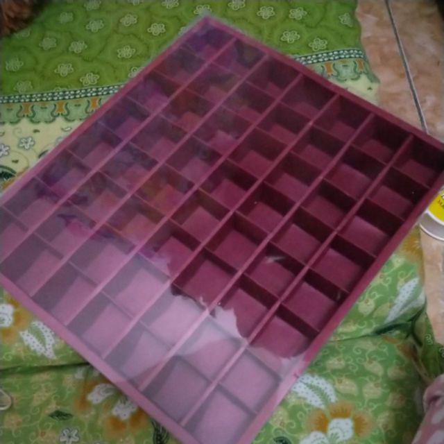 Kotak Coklat - Kotak Nastar - Kotak Moci Sekat 7x8
