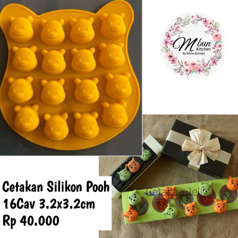 Cetakan Silikon Pooh