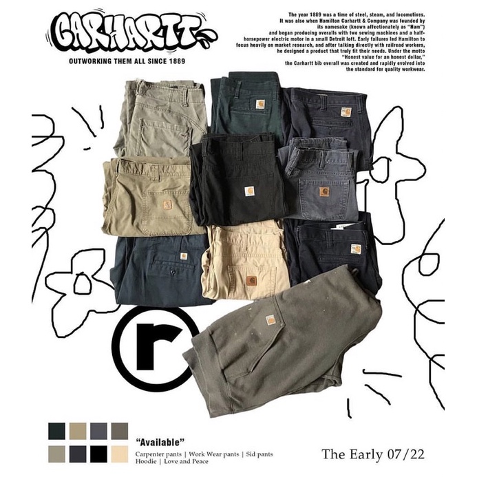 CELANA CARHARTT SECOND