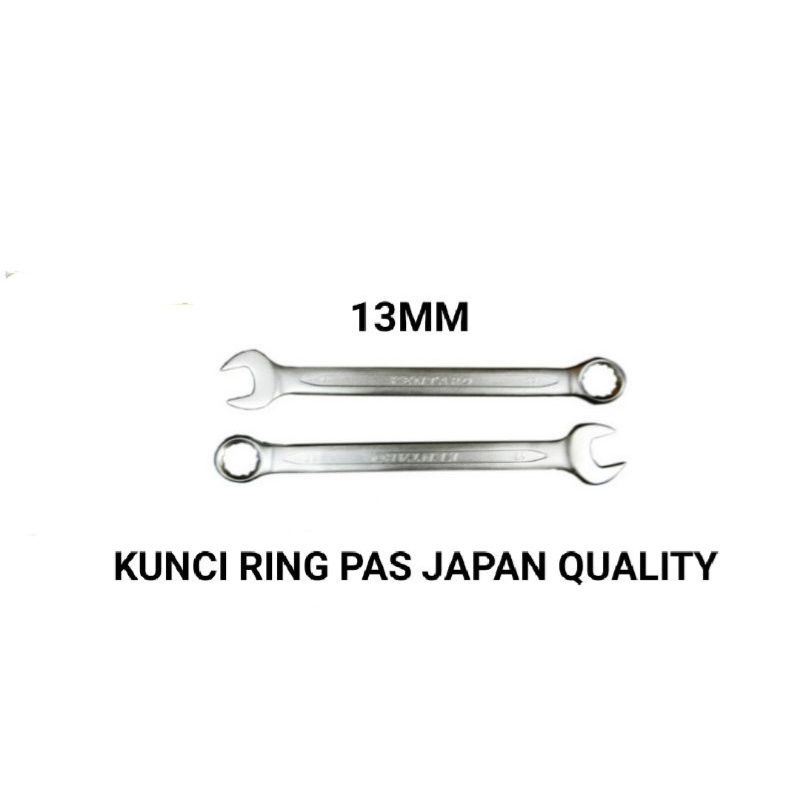 KUNCI RING PAS 13mm CR-V SATIN HEAVY DUTY KENTARO JAPAN QUALITY