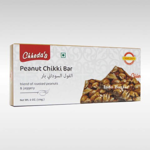 

CHHEDA'S PEANUT CHIKI BAR 170 GM