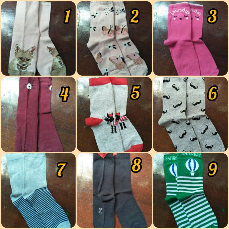 KAOS KAKI ANAK TK KAOS KAKI KARAKTER