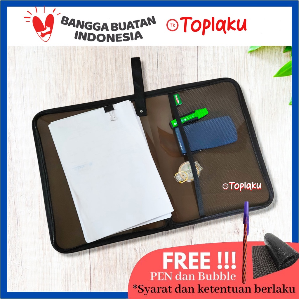 

Map Plastik Zipper Dokumen Resleting File Kancing Tas Tenteng Bag Besar Berkas Kuliah A4 F4 Folio