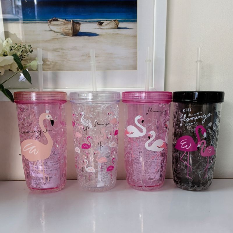 Tumbler/botol flamingo