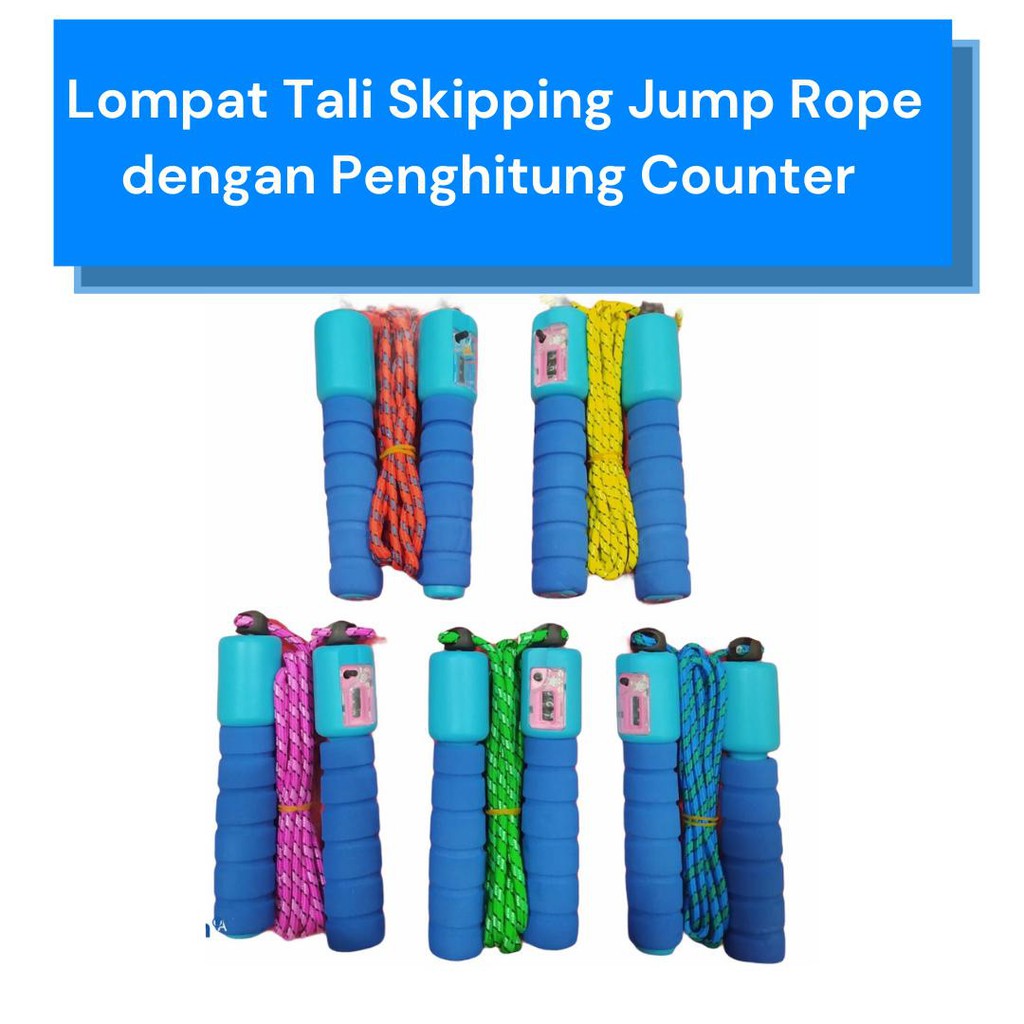 Tali Skipping Jump Rope dengan Penghitung Counter-TSP