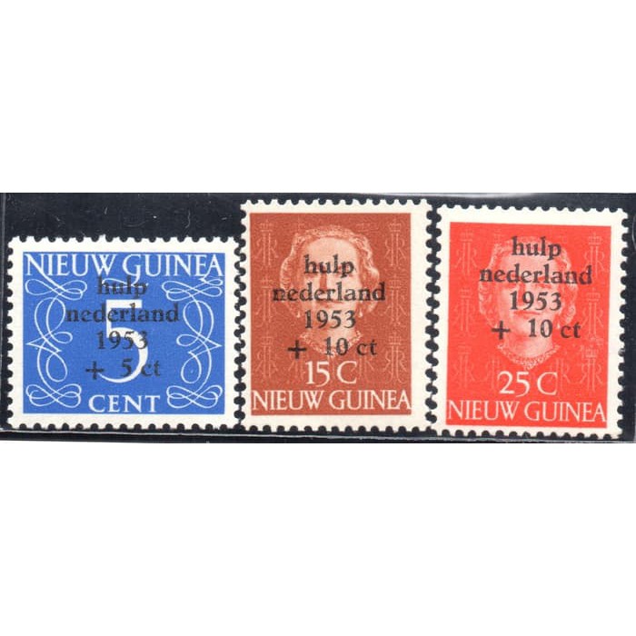

PRANGKO NEDERLAND NEW GUINEA - 1953 HULP NEDERLAND SERIES - MNH