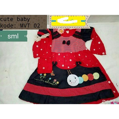 Cute Baby Gamis ANAK baru murah 2-3 TAHUN